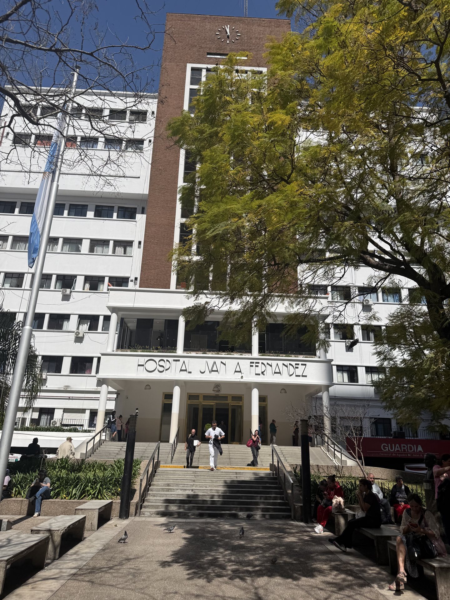 Fachada del Hospital Juan A. Fernández, Buenos Aires